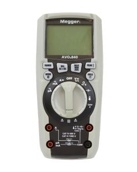 Megger AVO840 TRMS 1000 V AC/DC Digital Multimeter with Low-Z-