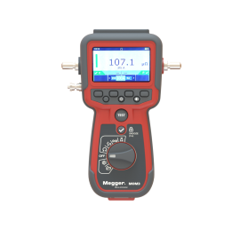 Megger BK-30381 MOM3 Handheld Micro-Ohmmeter with Kelvin clamps and accessories, 16.4&#039; cable set, no Wi-Fi, alternative leads-