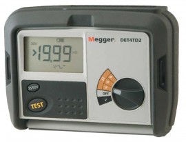 Megger DET4TD2 Contr&amp;ocirc;leur num&amp;eacute;rique de terre avec mesure &amp;agrave; 2/3/4 piquets-