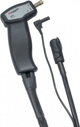 Megger GA-00391 Test Cable with Kelvin probe without trigger button for the MOM3, black, 4', 16 mm<sup>2</sup>-