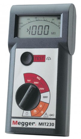 Megger MIT230-EN Testeur d'isolement 1000 V-