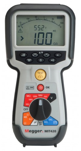 Rental &amp;ndash; Megger MIT420-EN 1000V Insulation Tester-