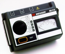 Megger MJ15 (6410-920) Analog 5kV Insulation Tester-