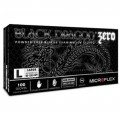 Microflex BD1003NPF Black Dragon Zero Series Nitrile Gloves, large, 100-pack-
