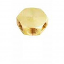Milton 683-6 Collecteur d'air, laiton, entr&amp;eacute;e de 9.52 mm, (3) sorties de 9.52 mm-