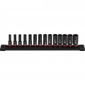 Milwaukee 49-66-7008 Impact Duty™ Socket Set, 3/8" drive, 14-piece-
