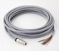 Mitutoyo 02AQL383 I/O Cable w/ 90&amp;deg; Connector, 20M-