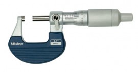 Mitutoyo 102-717 Microm&amp;egrave;tre m&amp;eacute;canique &amp;agrave; tambour &amp;agrave; cliquet, s&amp;eacute;rie 102, 0 &amp;agrave; 25.4 mm, SAE-
