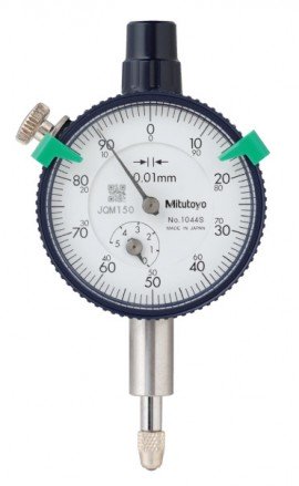 Mitutoyo 1044A Series 1 Compact Small Diameter Dial Indicator, 5 mm, Metric-