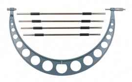 Mitutoyo 104-154 Microm&amp;egrave;tre d'ext&amp;eacute;rieur &amp;agrave; enclumes interchangeables, 508 &amp;agrave; 609.6 mm-