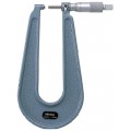 Mitutoyo 118-102 Series 118 Sheet Metal Micrometer, 0 to 25 mm, 6.3&amp;quot;-