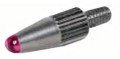 Mitutoyo 120055 Ball Point Extension Rod, Ungrooved Ruby, 25mm-