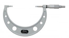 Mitutoyo 122-105-10 Hardened Steel Blade Micrometer, 100 to 125 mm-