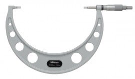 Mitutoyo 122-108-10 Hardened Steel Blade Micrometer, 175 to 200 mm-