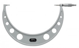 Mitutoyo 122-116-10 Hardened Steel Blade Micrometer, 275 to 300 mm-