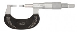 Mitutoyo 122-135-10 Hardened Steel Blade Micrometer, 0 to 1&amp;quot;-