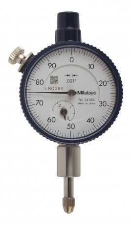 Mitutoyo 1410A Series 1 Compact Dial Indicator, 0.25&amp;quot;, SAE-