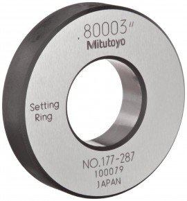Mitutoyo 177-287 Setting Ring for Inside Micrometers and Gauges-