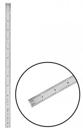 Mitutoyo 182-265 Flexible Steel Rule, 24&quot; x 600 mm-