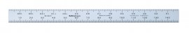 Mitutoyo 182-303 R&amp;egrave;gle en acier semi-flexible, 203.2 mm x 200 mm-