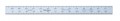 Mitutoyo 182-303 Semi-Flexible Steel Rule, 8&quot; x 200 mm-