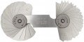 Mitutoyo 186-106 Radius Gauge Set, 7.5-15mm-
