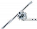 Mitutoyo 187-906-10 Series 187 Universal Bevel Protractor with clamp box for inch height gauges, 12&amp;quot;-