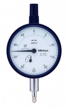Mitutoyo 2506A Series 2 Standard Dial Indicator with Lug, 0.125&amp;quot;, SAE-