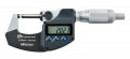 Mitutoyo 293-244-32 Coolant Proof Micrometer with ratchet thimble, 0 to 25 mm, 0.001 mm-