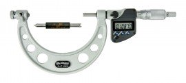 Mitutoyo 326-354-32 Series 326 Interchangeable Anvil-Spindle Screw-Thread Digital Micrometer, 3 to 4&amp;quot;-