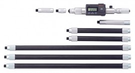 Mitutoyo 339-304 S&amp;eacute;rie 339 Microm&amp;egrave;tre int&amp;eacute;rieur tubulaire Digimatic &amp;agrave; rallonges, 0.2 &amp;agrave; 2.03 m-