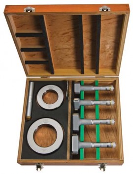Mitutoyo 368-914 Holtest Micrometer Set, 3-point, 50-100mm-