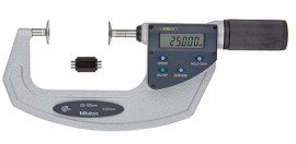 Mitutoyo 369-412-20 Digital Disk Micrometer QuickMike, 25 to 55 mm, metric-