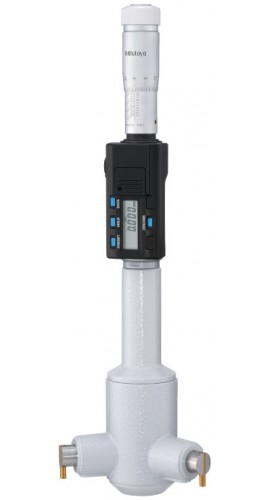 Mitutoyo 468-174 Series 468 Digimatic Holtest 3-Point Internal Micrometer, 100 to 125 mm, Metric-