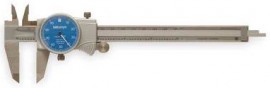 Mitutoyo 505-742-51J Dial Caliper, blue face, 0 to 6"-