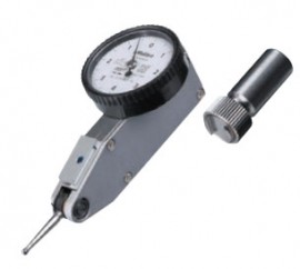 Mitutoyo 513-463-10E Horizontal Dial Test Indicator, Compact Basic Set, 0.008&quot; Range-