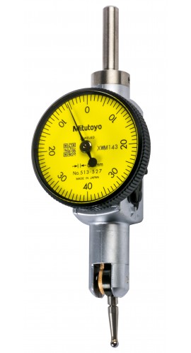Mitutoyo 513-527T Series 513 Full Pocket Dial Test Indicator Set, 0.8 mm, 0.01 mm graduation-