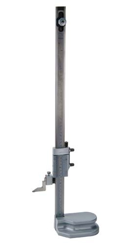 Mitutoyo 514-105 Series 514 Standard Vernier Height Gauge with Adjustable Main Scale, 0 to 18&amp;quot;, SAE/Metric-