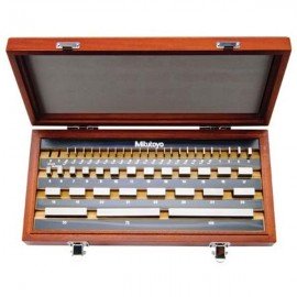 Mitutoyo 516-543-56 Metric Gauge Block Rectangular Ceramic Set, 87, grade K-