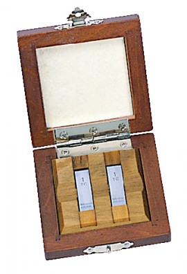 Mitutoyo 516-835-26 Imperial Gauge Block Rectangular Ceramic Set, 2, grade AS-1-