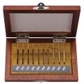 Mitutoyo 516-927-26 Imperial Gauge Block Rectangular Steel Set, 10, grade-AS-1-