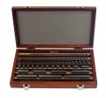 Mitutoyo 516-945-26 Metric Gauge Block Rectangular Steel Set, 87, grade 00-