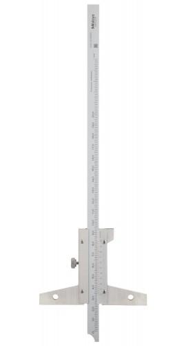 Mitutoyo 527-122 Vernier Depth Gauge, 0-200mm Range, 0.02mm Vernier Reading, 230g Mass-