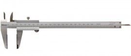 Mitutoyo 530-321 Series 530 Standard Vernier Calipers with OD Carbide Jaw, 0 to 200 mm, Metric-
