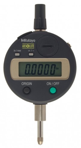 Mitutoyo 543-791-12 Absolute Digitmatic Indicator, 0.5&quot; Range, M2.5x0.45 Thread Contact Point, with SPC Data Output-