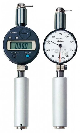 Mitutoyo 811-329-10 Hardmatic HH-300 Series 811 Dial Durometer for rubber and plastics, shore E, compact-