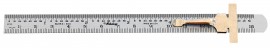 Mitutoyo 950-300 R&amp;egrave;gle de poche en acier, 150 mm-