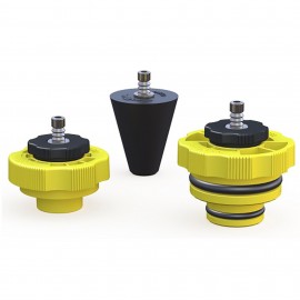 Mityvac MVA670 Ensemble d'adaptateurs de purge d'air de direction assist&amp;eacute;e pour pompes &amp;agrave; vide manuelles MV8000 et MV8500, lot de 3-