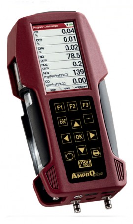 MRU Ampro Plus Analyseur de combustion/&amp;eacute;mission, O&lt;sub&gt;2&lt;/sub&gt;/CO-