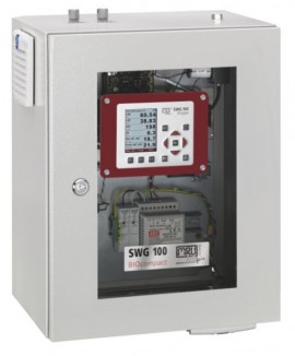 MRU SWG 100 BIOcompact Stationary Biogas Analyzer with IP54 steel cabinet, O&lt;sub&gt;2&lt;/sub&gt;/CO&lt;sub&gt;2&lt;/sub&gt;/CH&lt;sub&gt;4&lt;/sub&gt;/H&lt;sub&gt;2&lt;/sub&gt;S/H&lt;sub&gt;2&lt;/sub&gt;-